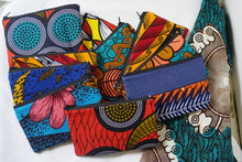 Load image into Gallery viewer, Bag: Kitenge zippered pouches

