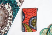 Load image into Gallery viewer, Bag: Kitenge zippered pouches
