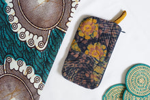 Load image into Gallery viewer, Bag: Kitenge Quilted Zipper Pouch
