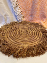 Load image into Gallery viewer, Basket - Flat woven trivet or wall hanging (Multiple colors)
