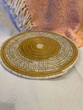 Load image into Gallery viewer, Basket - Flat woven trivet or wall hanging (Multiple colors)
