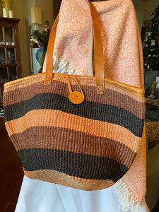 Bag: Natural fiber woven purse/bag (Multiple sizes and colors)