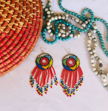 Load image into Gallery viewer, Earrings - Fringe Seed Bead (Multiple colors)
