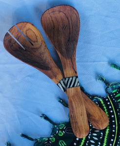 Wood Salad/ Serving Tongs