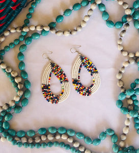 Earring - Masai style (Multiple colors)