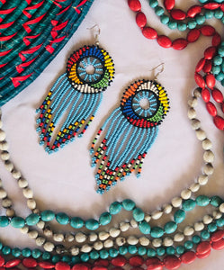 Earrings - Fringe Seed Bead (Multiple colors)