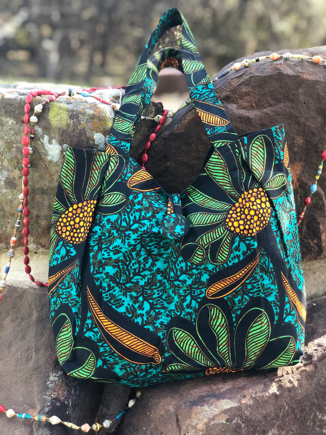Bag: Kitenge fabric purse/bag