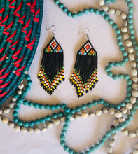 Load image into Gallery viewer, Earrings - Fringe Seed Bead (Multiple colors)
