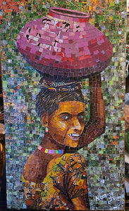 Pot Girl 17.5 x 31.5 (35 hours)