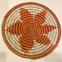 Load image into Gallery viewer, Basket - Flat woven trivet or wall hanging (Multiple colors)
