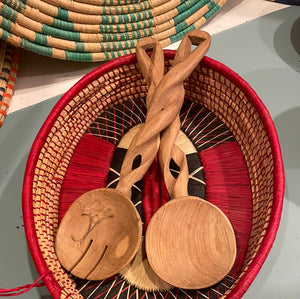 Wood Salad/ Serving Tongs