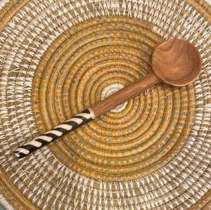 Wood Small serving spoons or sugar spoons