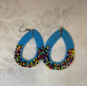 Earring - Masai style (Multiple colors)