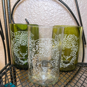 Engraved glasses